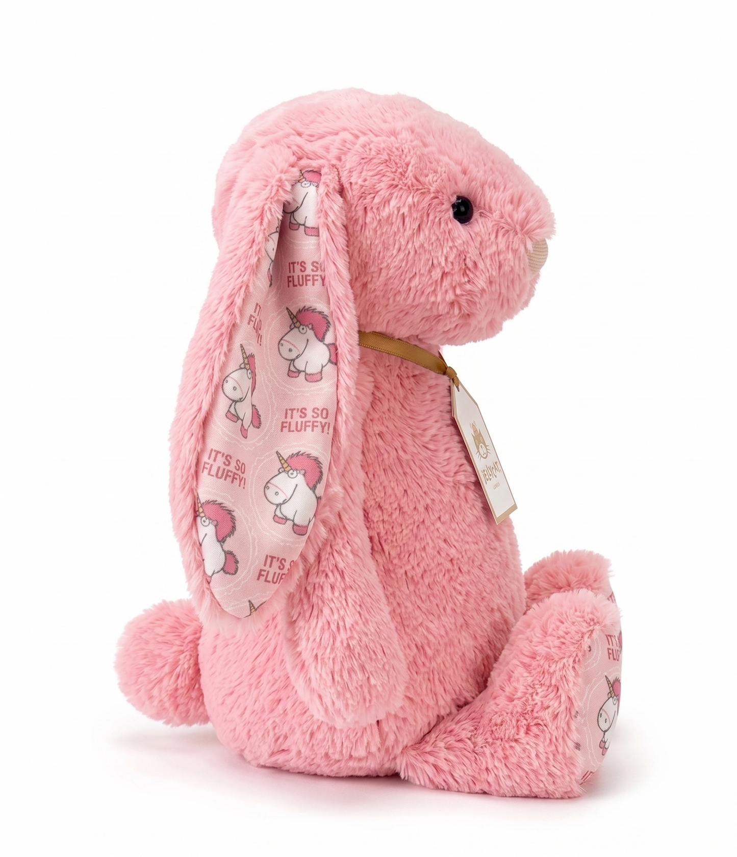 'Its so Fluffy' Pink Bunny