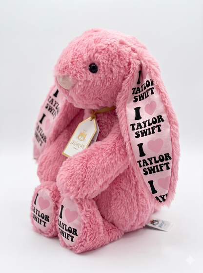 'I 💖 Taylor' Pink Bunny