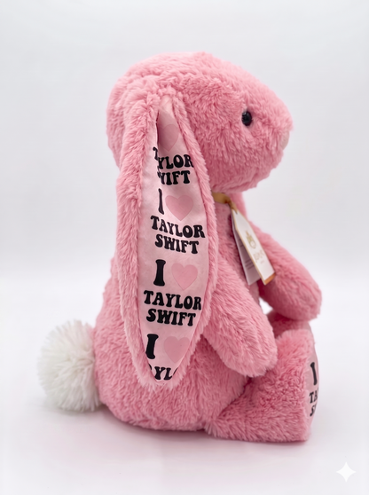 'I 💖 Taylor' Pink Bunny